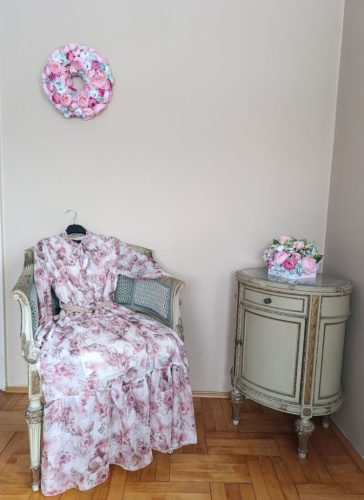 Fairy virágos ruha övvel