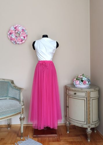 Tüll szoknya pink