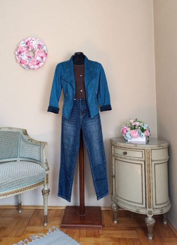 Dana velúr hatású kabátka