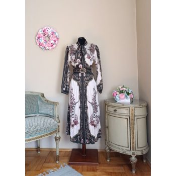 Susan selyem hatású ruha 