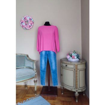 Kíra blúz hátán pliszírozott berakással