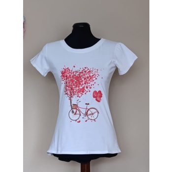 Love biciklis póló