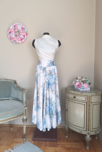 Anina ráncolt felső bézs