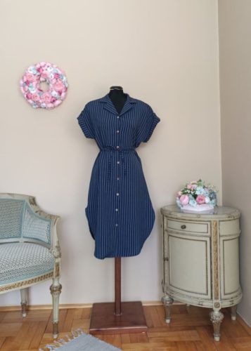 Clara csíkos ingruha