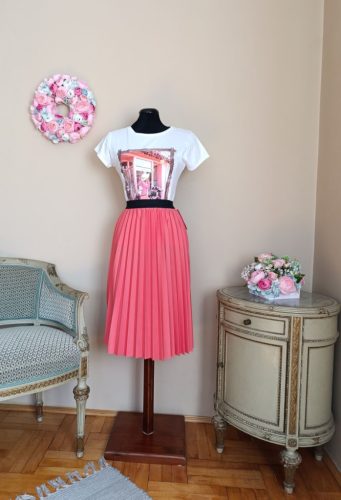 Pliszírozott szoknya több színben