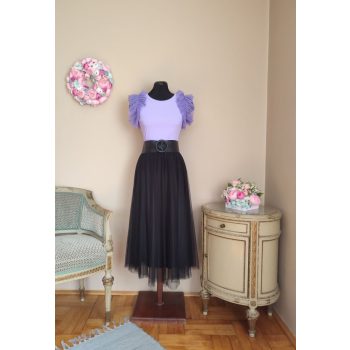 Tüllös felső lila