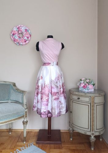 Anina ráncolt felső rózsaszín