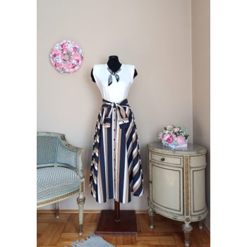 Csíkos szoknya (pamutvászon)