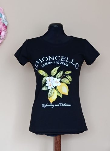 Limoncello póló fekete