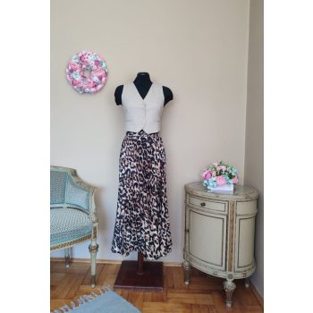 Melitea mellény bézs