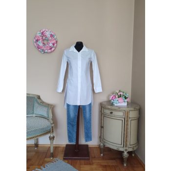 Hosszított ing fehér