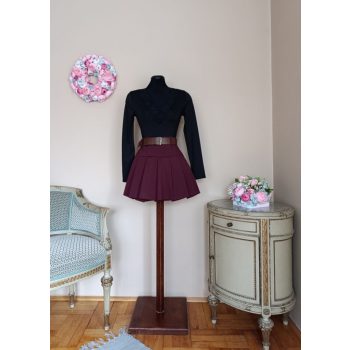 Csipkés body fekete