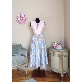 Csíkos szoknya (pamutvászon)