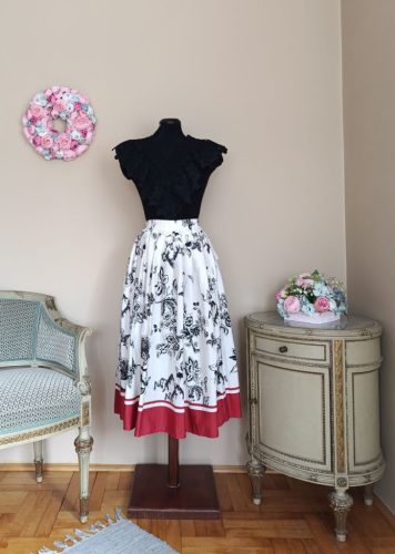 Dolce vita szoknya (pamutvászon)