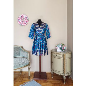 Mona selyem hatású ruha