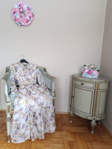 Fairy virágos ruha övvel