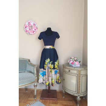 Citromos pamutvászon szoknya