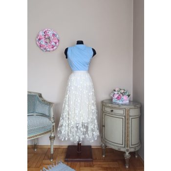 Virágos tüll szoknya