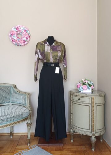 New season satin blúz