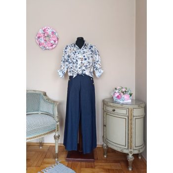 Virágos ing (pamut)