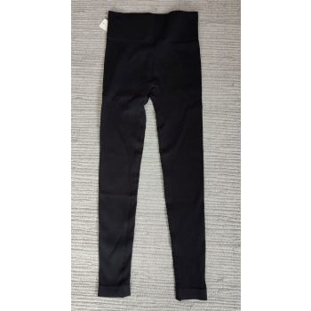 Bordázott leggings fekete