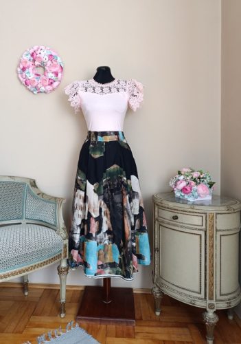 Nina csipkés felső